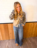 Leopard Button Down Cardigan