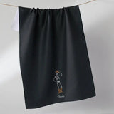 Howdy Cassondra Black Tea Towel