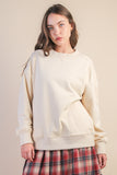 Oversized Casual Comfy Solid Knit Top