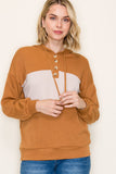 Monaco Rib Hoodie Top