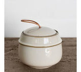 5" Ceramic Jar With Lid