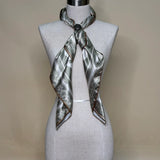 Horses Print Silk Scarf 36x36