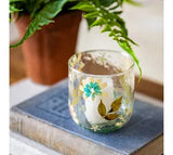 3.5" Pressed Carnation Flower Jar
