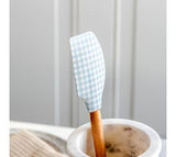 Blue Plaid Rubber Spatula