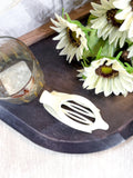 Leaf Oval Hair Clip