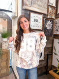 Fleece Camo Crewneck Sweatshirt