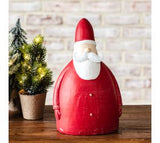 10.8" Cement Santa Decor