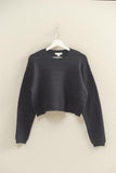 Essential Textured Crew Neck Sweater