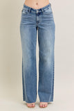 Judy Blue V Front Baggy Jean