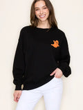 Ghost Puffy Graphic Sweatshirt