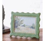 *inner* 7 X 5" Green Weave Landscape Frame