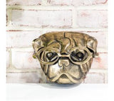 8.5" Gold Dog Wall Accent