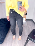 High Rise Barrel Jeans