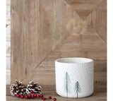 4" Skinny Trees Planter