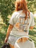 Pumpkin Market In Everything Give Thanks Graphic Tee