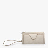 Kyla Rfid Wallet W/ Snap Closure | Ivory