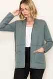 Stitch Trimmed Heavy Cardigan
