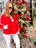 Sherpa Mock Neck Quarter Zip Jacket
