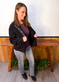 Fleece Jacket With Button Front