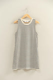 Striped Sleeveless Mini Dress