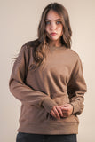 Oversized Casual Comfy Solid Knit Top