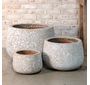White Atlantis Garden Pot