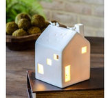 5.3" LED Bird Top Ceramic House