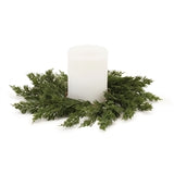 Pine Candle Ring 16"d Plastic (fits A 4" Candle)