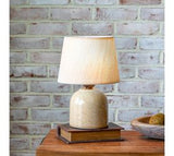 Beige Scallop Pattern Table Lamp