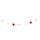 60X3X.25 WOOD GARLAND (HEART) MULTI