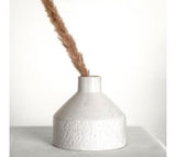 WHITE BUD VASE