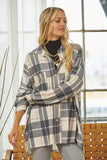 Brushed Light Weight Plaid Shacket