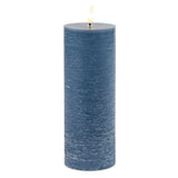 Fia Wick Candle Bl 3"d X  8"h Wax/plastic 2 C  Batteries Not Included