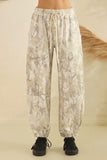 Printed French Terry Pants