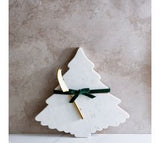 13" Marble Tree Serve Board W/knife