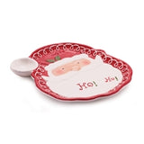Santa Plate 10"W Ceramic