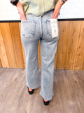 Risen Tummy Control High Rise Crop Wide Jean