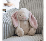 Sand & Pink Plush Bunny