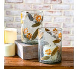 Dried Yellow Leaf Glasses