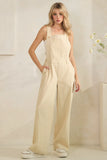 Twill Overall With Embroidered Details