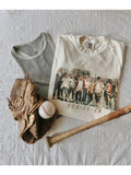 Curvy Baseball Graphic Tee - Sandlot Forever