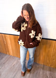 Flower Patch Sherpa Jacket