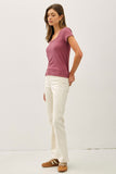 Basic Scoop Neck Baby Tee