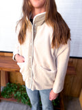 Gingham Contrast Reversible Jacket