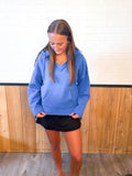 Modal Poly Span Piping Skort