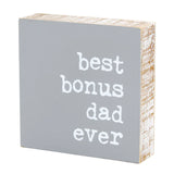 Bonus Dad Block Sign