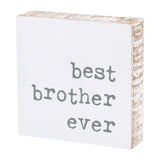 Best Brother Block Sign