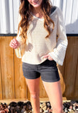Judy Blue High Waist Tummy Control Washed Black Shorts