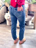 High Rise Ankle Jogger Relaxed Jeans