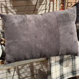 Slate Corduroy Pillow